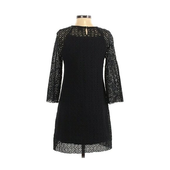 A.P.C. & VANESSA SEWARD Joan Black Crochet Dress - Picture 3 of 6